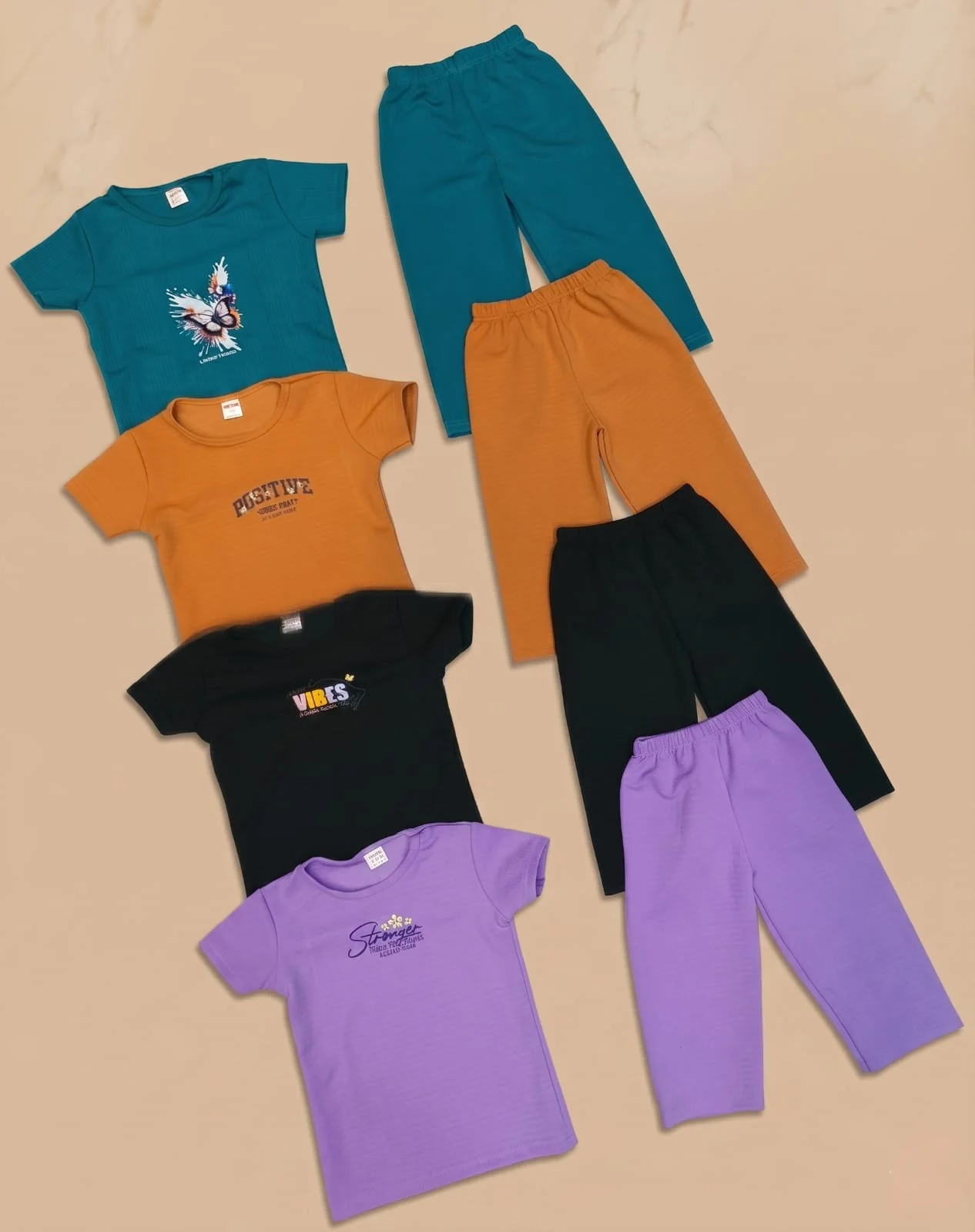 4 Printed Popcorn T Shirts + 4 Popcorn Tracks Combo Rs. 599 Only - Image 2