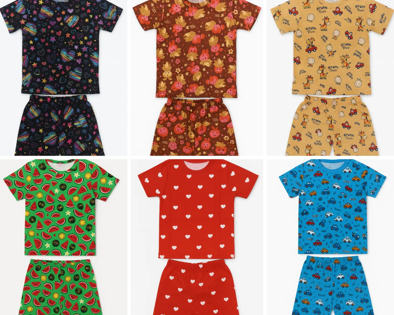 5 T Shirts + 5 Shorts Kids Combo Rs. 599 Only