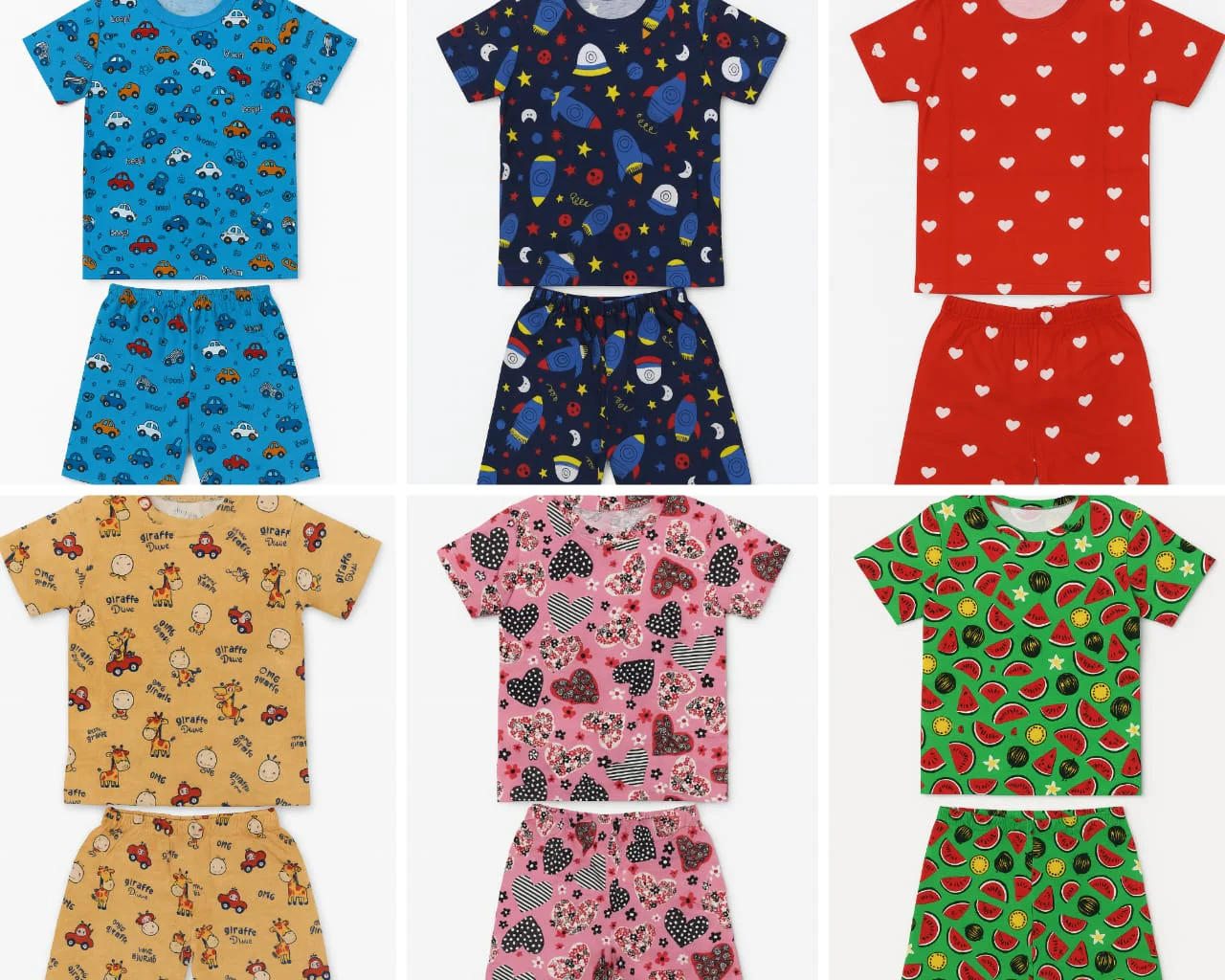 5 T Shirts + 5 Shorts Kids Combo Rs. 599 Only